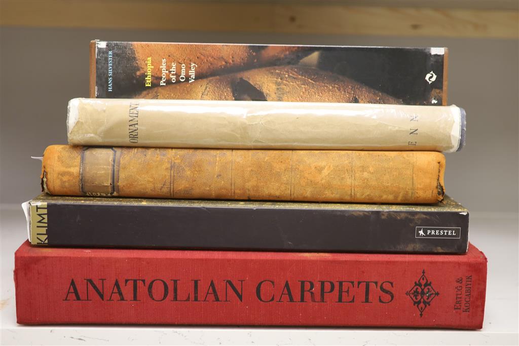 Ertug (Ahmet), Anatolian Carpets, Vols I & II in cloth-bound slipcase, Ertug & Kocabiyik, Bern 1999 and four other large-format books